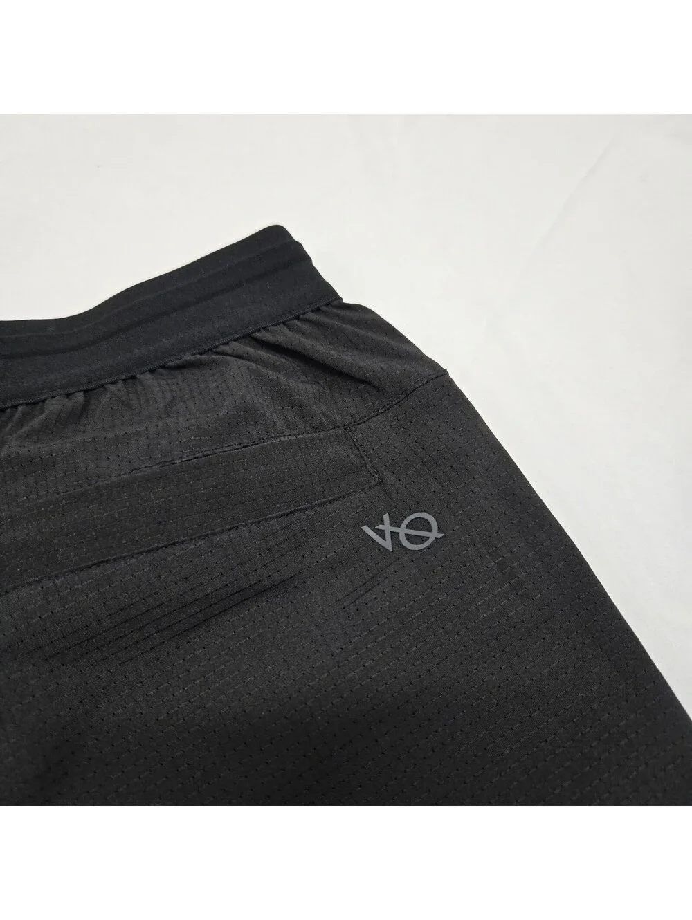 Mens MEDIUM Vanquish Utility Active Pants Black Hybrid Performance Cargo Pockets